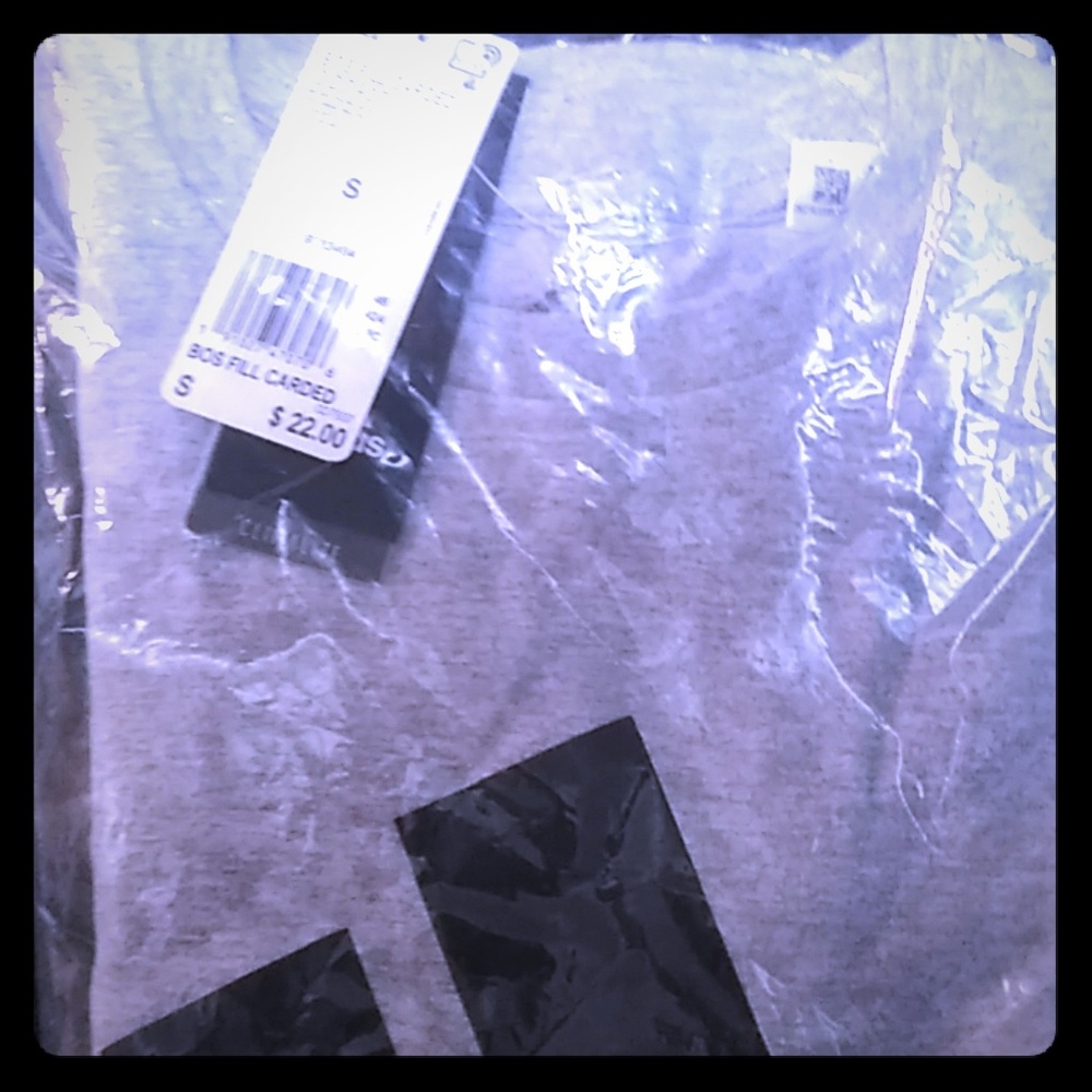 Adidas black and grey t-shirt size small